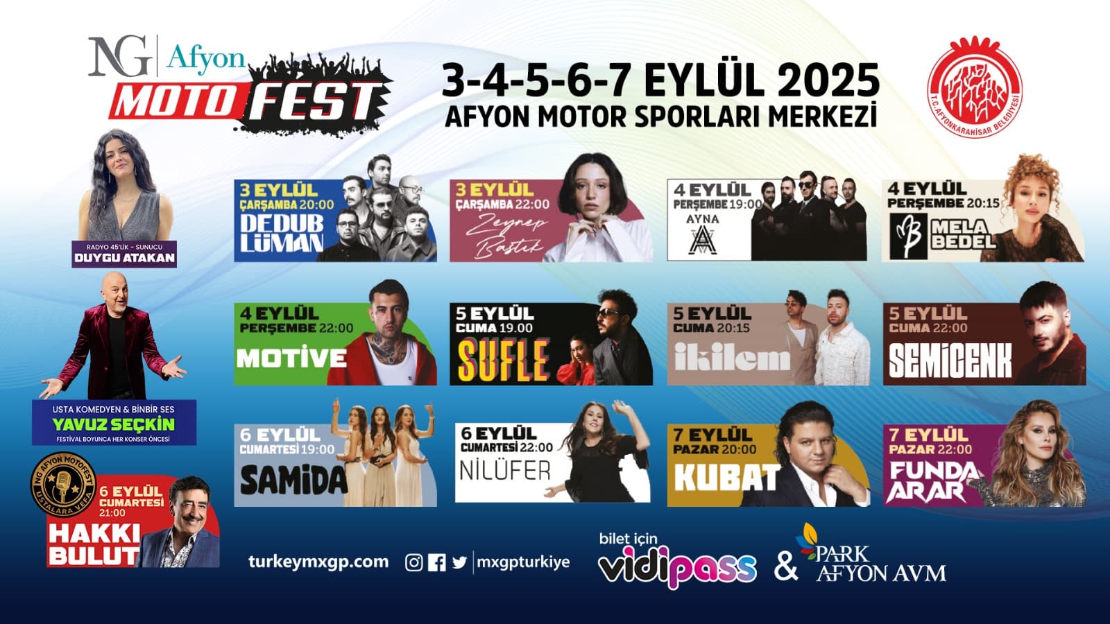 NG Afyon Motofest başlıyor! 15 ünlü sanatçı sahne alacak
