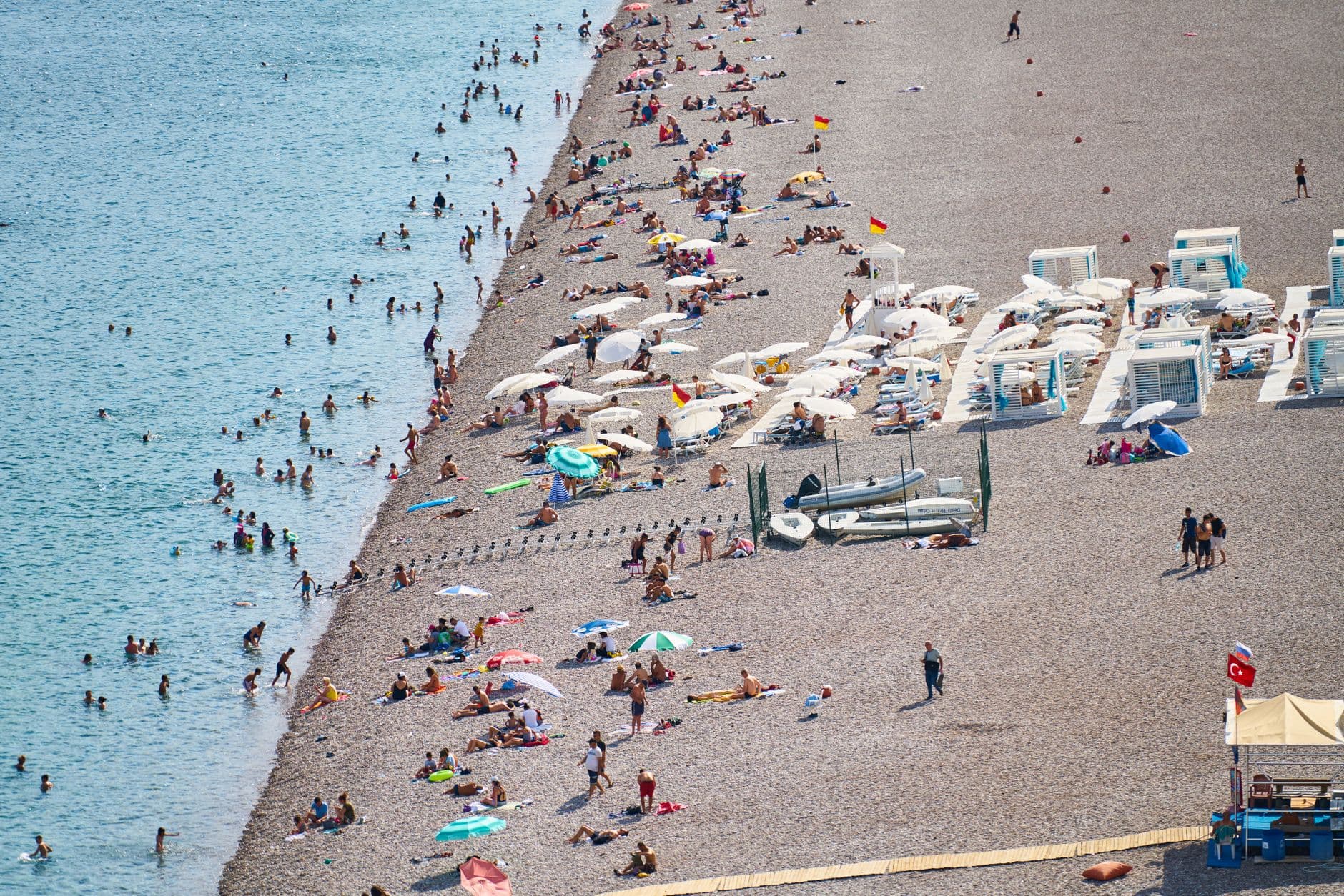 Antalya'ya 10 milyon yabancı turist ulaştı
