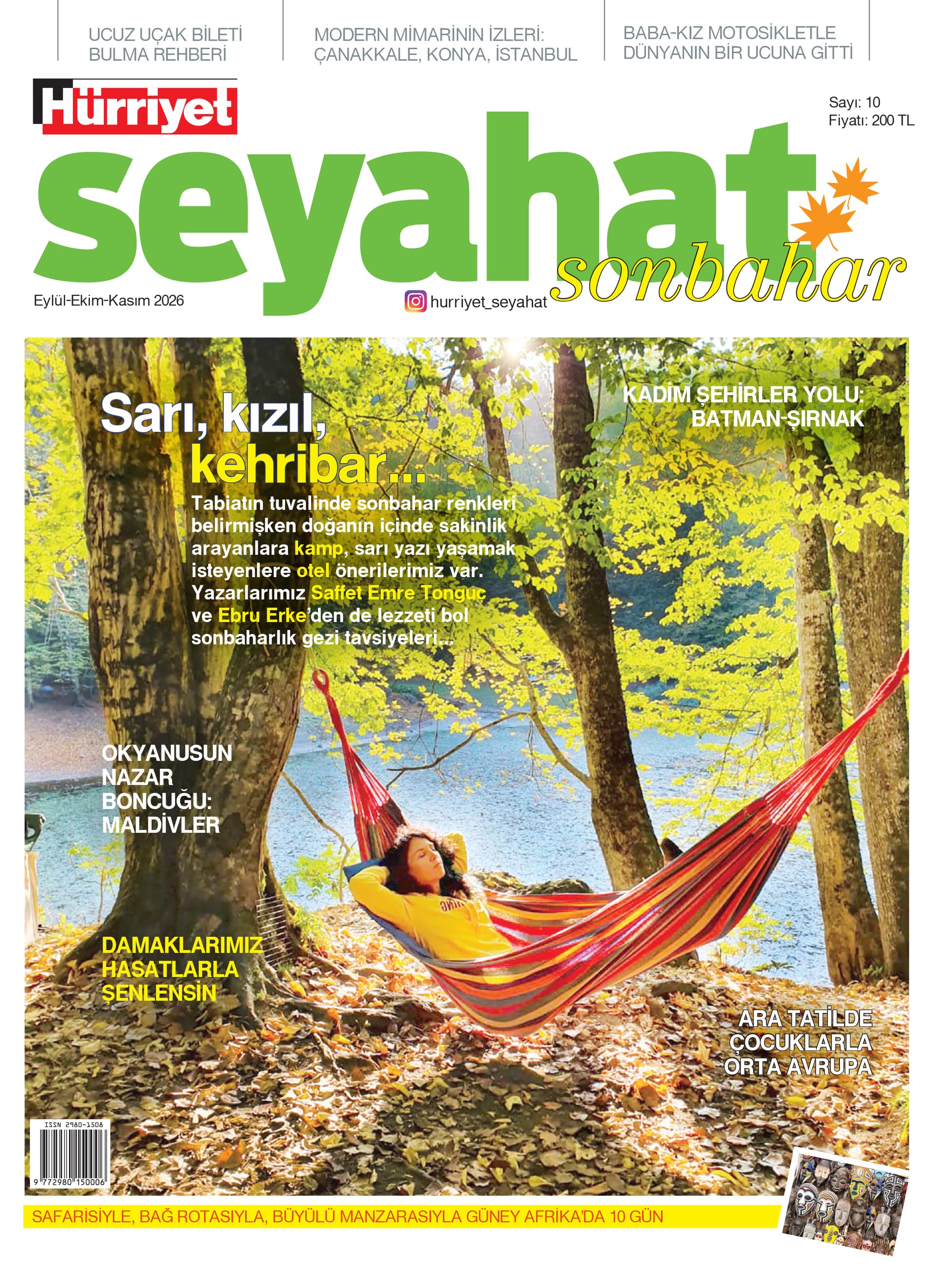 Hürriyet Seyahat Sonbahar sayısı çıktı