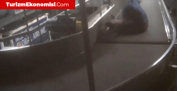 ABD’de havalimanında bagaj taşıma bandına giren otizmli çocuk korkuttu