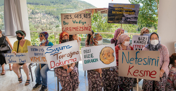 Orhanlı köylüleri jeotermal santrale karşı katılım toplantısı gerçekleştirdi