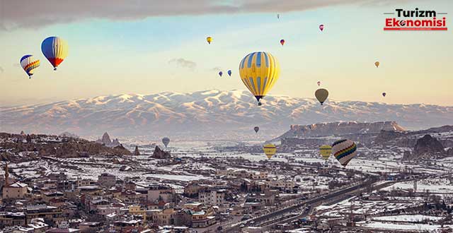 Yerli turistlerin yarıyıl tatilindeki tercihi Kapadokya oldu!